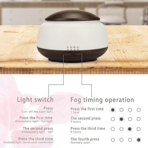 Aromatherapy Oil Diffuser 7 kleuren bediening | oko oko