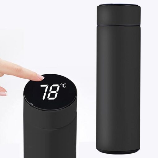 Thermos intelligent avec température  couleur noir | oko oko
