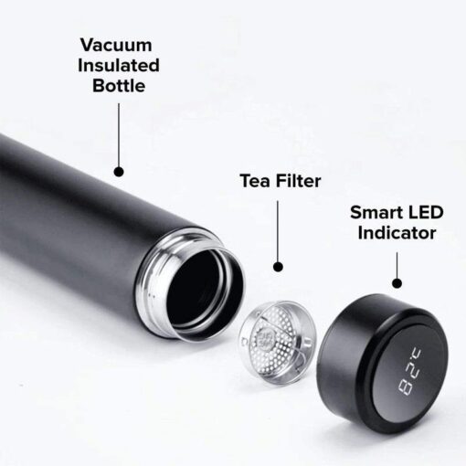 Thermos intelligent avec température avec filtre à thé amovible pour fonction théière nomade | oko oko