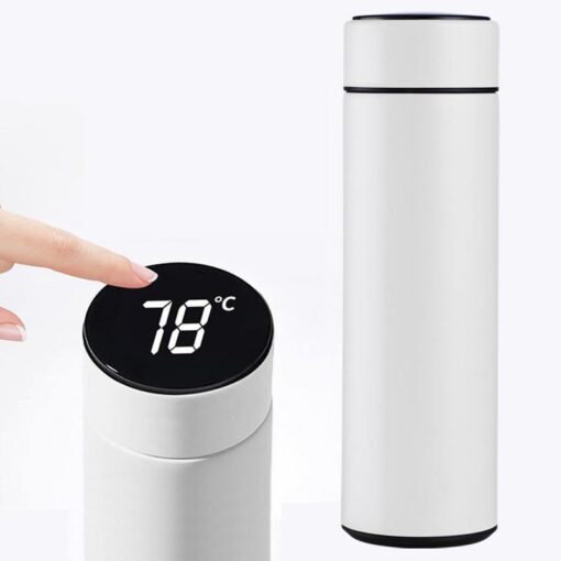 Thermos intelligent avec température  couleur blanc | oko oko