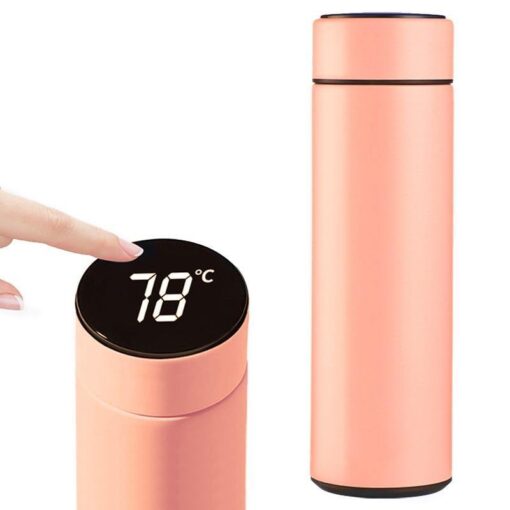 Thermos intelligent avec température  couleur rose | oko oko