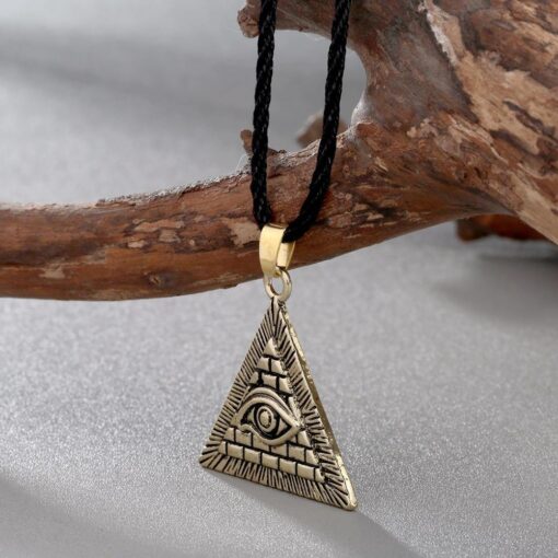 Men's Jewelry Men's Amulet Necklace. | OkO-OKO™ Necklace for men golden eye of horus | OkO