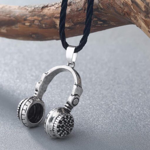 Men's Jewelry Men's Amulet Necklace. | OkO-OKO™ Necklace for men dj head set silver | OkO
