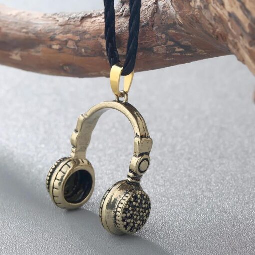 Men's Jewelry Men's Amulet Necklace. | OkO-OKO™ Necklace for men dj headset gold | OkO