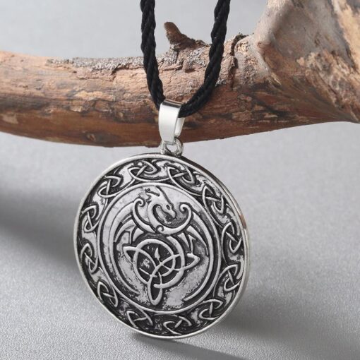 Men's Jewelry Men's Amulet Necklace. | OkO-OKO™ Necklace for men silver dragon | OkO