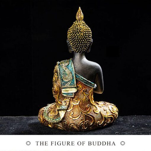 Statue Bouddha Assis vu de dos | oko oko