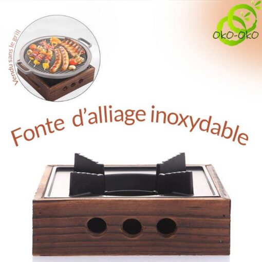 Chauffe plat pour BBQ Coréen | OkO-OkO