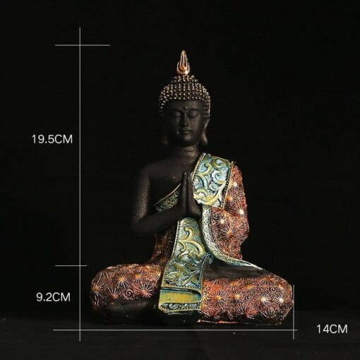 Statue Bouddha Assis 19.5 cm | oko oko