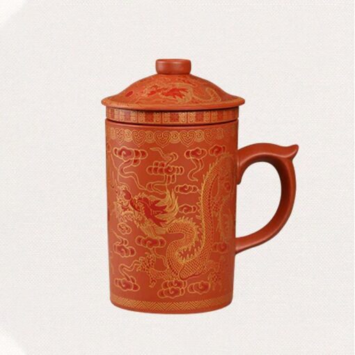 Mug Infuseur en céramique Variante Brun Claire | OkO-OkO