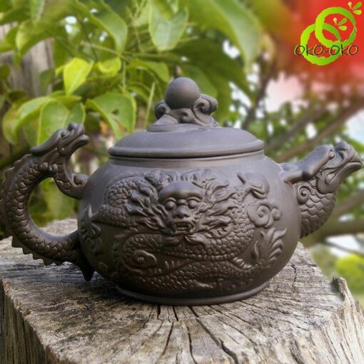 Théière Dragon en céramique Yixing | OkO-OkO