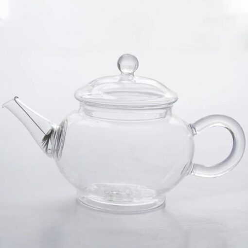 Théières en Verre Gong Fu Cha sur fond blanc | OkO-OkO