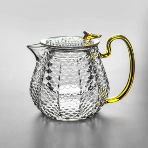 Théière en Verre Écaillé : Une Théière Résistante, Pratique et Élégante | OkO-OkO