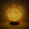 Décoration lumineuse <br>Lampe Déco Ronde en Rotin | OkO-OKO™ Lampe déco de nuit | OkO OkO