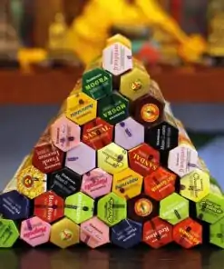 Encens naturel d'inde avec Porte bruleur fait à la main 2  | oko oko