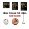 <br/> -Räucherstäbchen aus Indien. | OkO-OKO™ Natürlicher Räucherwerk aus Indien mit Metallhalterung | OkO-OkO