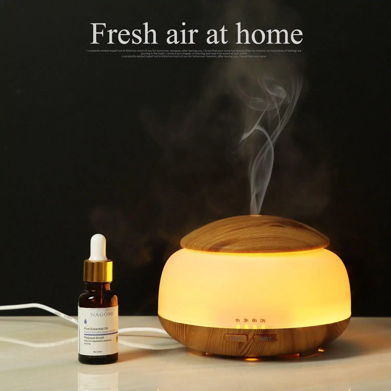 Essentiële Olie Diffuser Aromatherapie. | OkO-OKO™ Aromatherapy Oil Diffuser 7 kleuren | oko oko