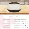 Essentiële Olie Diffuser Aromatherapie. | OkO-OKO™ Aromatherapy Oil Diffuser 7 kleuren bediening | oko oko