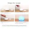 Essentiële Olie Diffuser Aromatherapie. | OkO-OKO™ Aromatherapie Olieverdamper 3 designs opvulling | OkO-OkO