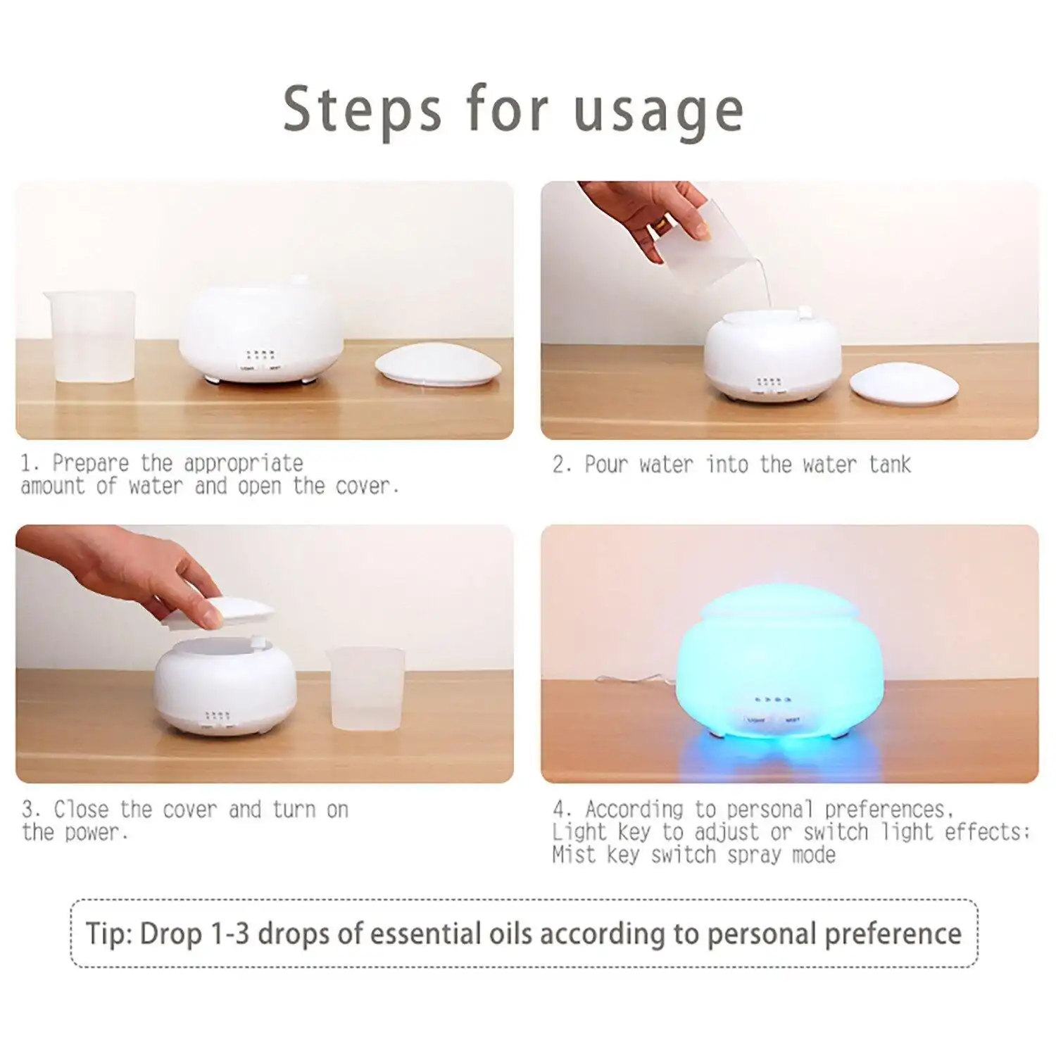 Essentiële Olie Diffuser Aromatherapie. | OkO-OKO™ Aromatherapie Olieverdamper 3 designs opvulling | OkO-OkO