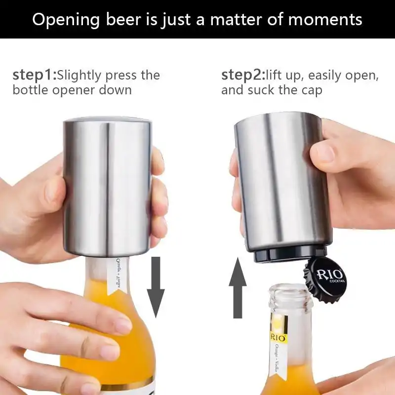 Kitchen utensils Automatic bottle opener. | OkO-OKO™ OkO-OkO instant beer bottle opener, quick soda and classy
