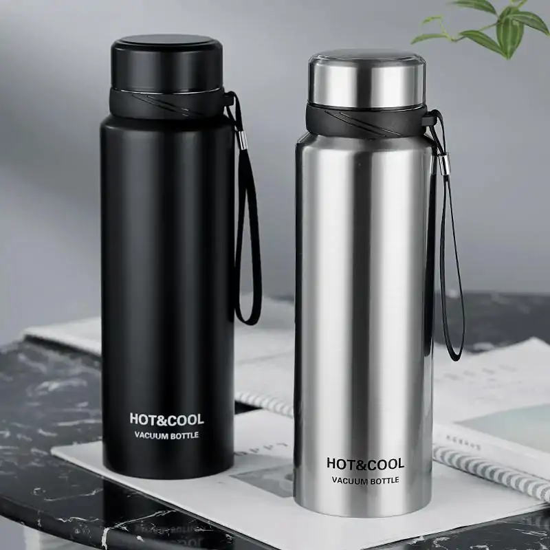 Thermos <br>Inox 600 & 1200 ML | OkO-OKO™ Thermos Inox 750/1200 ML debout sur support | oko oko