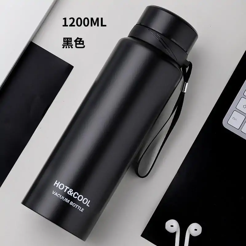 Thermos <br>Inox 600 & 1200 ML | OkO-OKO™ Thermos Inox 1200 ML noir | oko oko