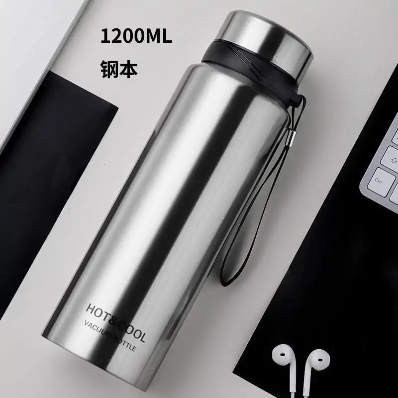 Thermos <br>Inox 600 & 1200 ML | OkO-OKO™ Thermos Inox 1200 ML couleur inox acier brossé | oko oko