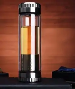 Termo de vidrio de doble pared con infusor | oko oko