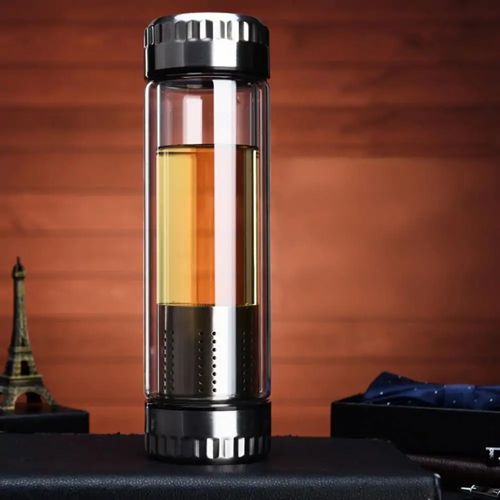 Théière Nomade <br> Avec infuseur. | OkO-OKO™ Thermos en verre double paroi avec infuseur | oko oko