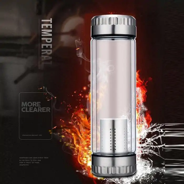 Théière Nomade <br> Avec infuseur. | OkO-OKO™ Thermos en verre résistant avec infuseur en inox | oko oko