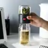 Thermos en verre avec  filtre infuseur | oko oko