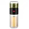 Thermos en verre avec infuseur sur fond blanc  | oko oko