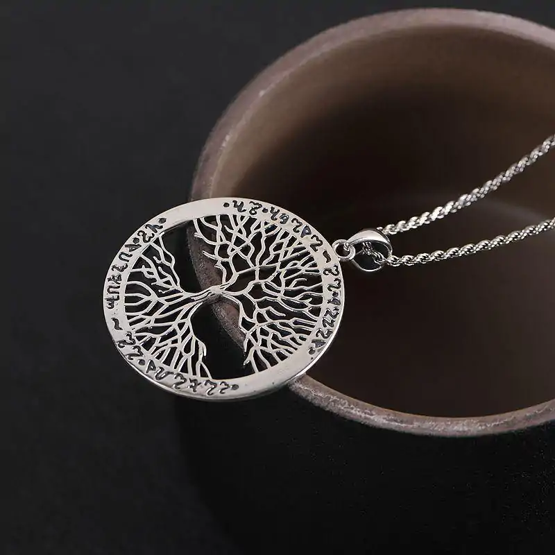 Spiritueller Schmuck Lebensbaum Anhänger 925 Silber. | OkO-OKO™ Lebensbaum-Anhänger aus Silber | oko oko