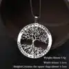 Spiritueller Schmuck Lebensbaum Anhänger 925 Silber. | OkO-OKO™ Lebensbaum-Anhänger Silber 925 Vorderansicht | oko oko