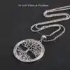 Spiritueller Schmuck Lebensbaum Anhänger 925 Silber. | OkO-OKO™ Lebensbaum-Anhänger Silber 925 mit Kette 60 cm | oko oko
