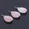 Bijou Lithothérapie <br> Pendentif goutte d'eau (13 variantes). | OkO-OKO™ Pendentif Goutte d'Eau et arbre de vie dimentions exemple | oko oko