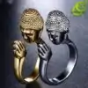 Bague Bouddha doré ou argenté | oko oko