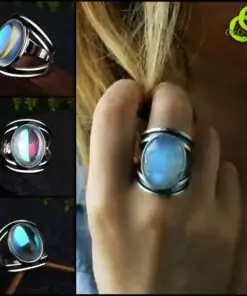 Natürlicher Mondstein Ring echter Stein | oko oko