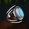 Lithotherapie Schmuck Mondstein Ring. | OkO-OKO™ Boho-Design-Ring aus Mondstein | oko oko