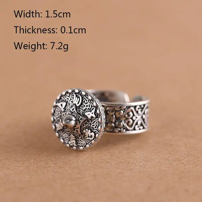 Bijou Spirituel <br> Bague Tibetaine. | OkO-OKO™ Bague Tibetaine en argent | OkO-OkO