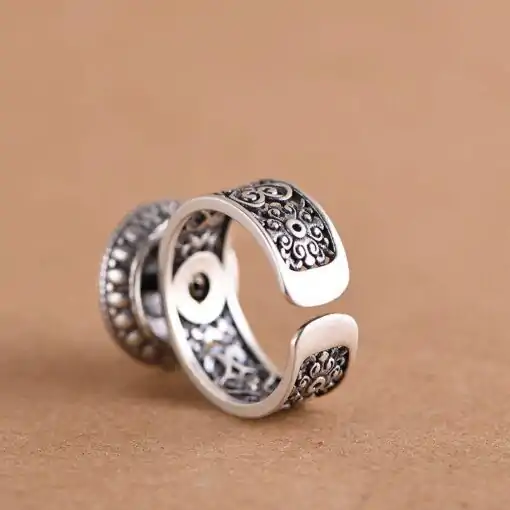 Spiritual Jewel <br> Tibetan ring. | OkO-OKO™ Tibetan ring with rotating prayer wheel | OkO-OkO