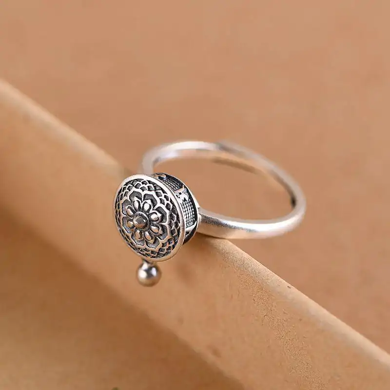 Bijou Spirituel <br> Bague Tibetaine. | OkO-OKO™ Bague Tibetaine avec lotus | OkO-OkO