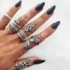 Bijou Etnique et Boho <br> Bague Boho. | OkO-OKO™ Ensemble Boho peace - Bagues assorties | OkO-OkO