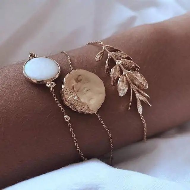 Bijou Etnique et Boho <br> Bague Boho. | OkO-OKO™ Ensemble Boho feuille | OkO-OkO