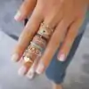 Bijou Etnique et Boho <br> Bague Boho. | OkO-OKO™ Ensemble Boho love - Bagues assorties | oko oko