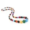 Collier Pierre Naturelle Femme Agate Arc en Ciel (colorée) 2 | oko-oko