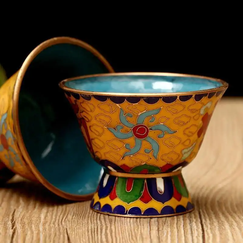 Bouddhisme <br> Cloisonné tibetain. | OkO-OKO™ Bouddhisme Cloisonné tibetain. | OkO-OkO™