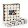 Bougie <br> Chauffe plat. | OkO-OKO™ Bougie chauffe plat blanche par 50| oko oko