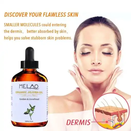 Neutrale olie. Biologische BIO Jojoba-olie. - Afbeelding 3