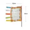 Buddhismus Tibetische Windpferd-Flagge. | OkO-OKO™ Tibetanische Flagge Windpferd dimentions | OkO-OkO